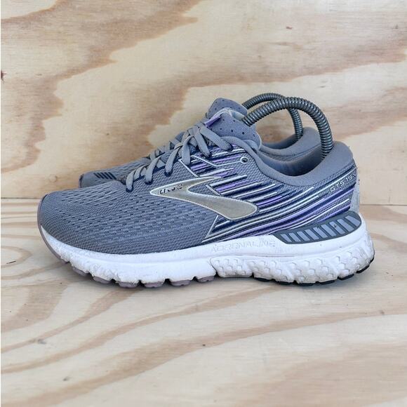 Brooks - Adrenaline GTS 19 - Running Shoes - Gray -Women's - 8.5(B) -1202841B060 - Picture 3 of 9